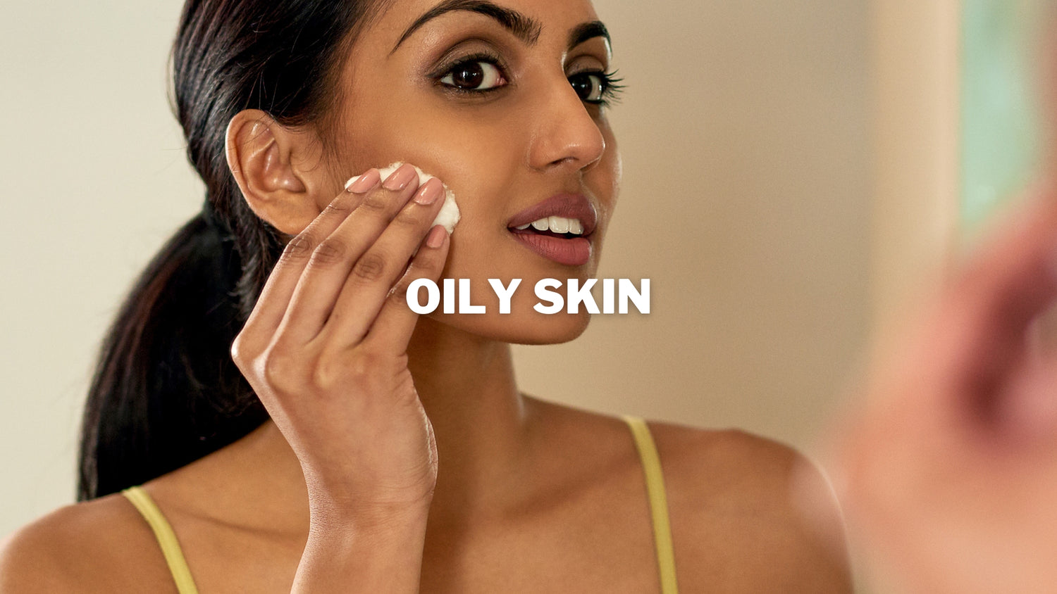 women having oily skin 