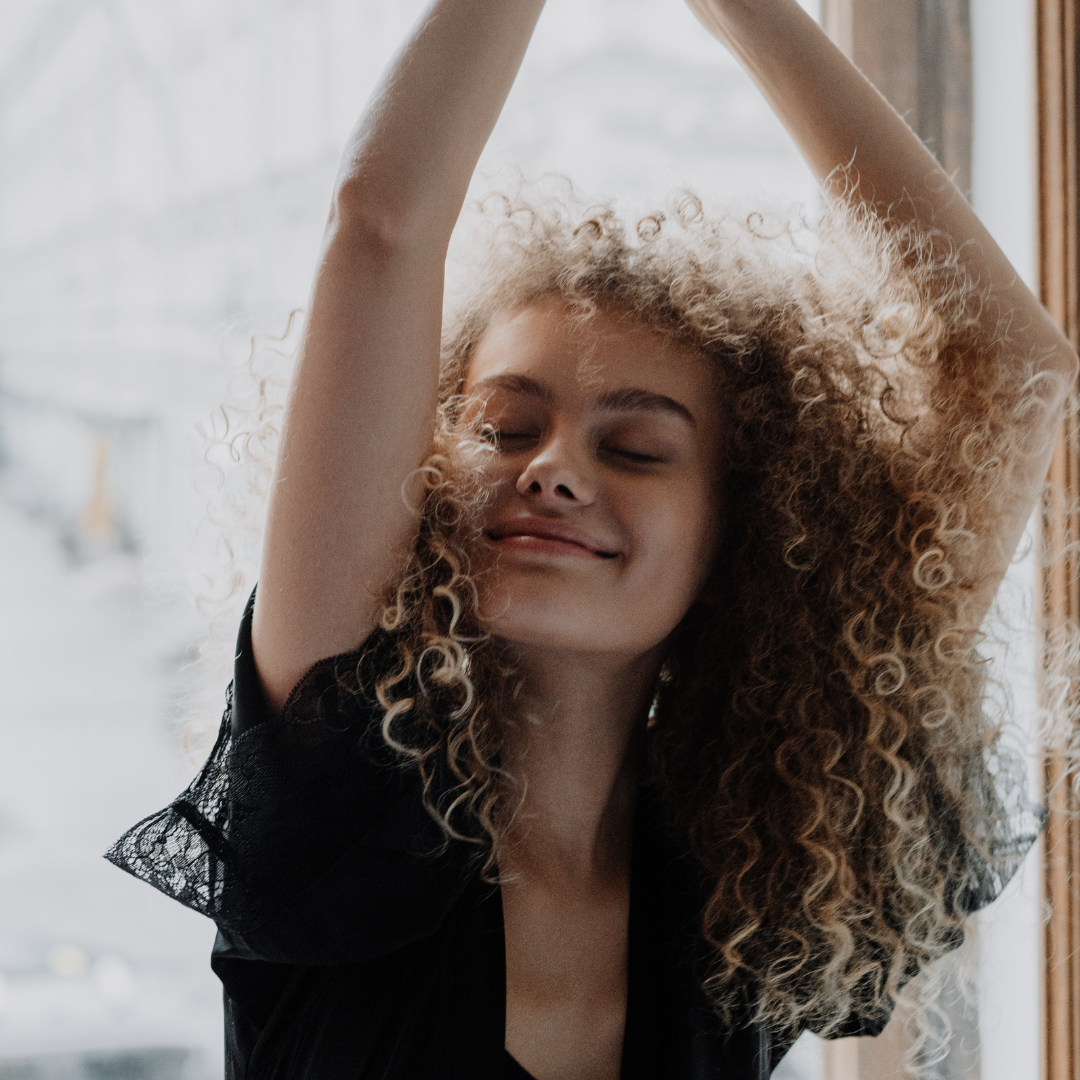 Curly girl hair method
